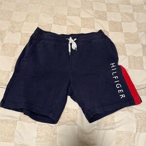 Tommy Hilfiger Navy and Red Athletic Shorts